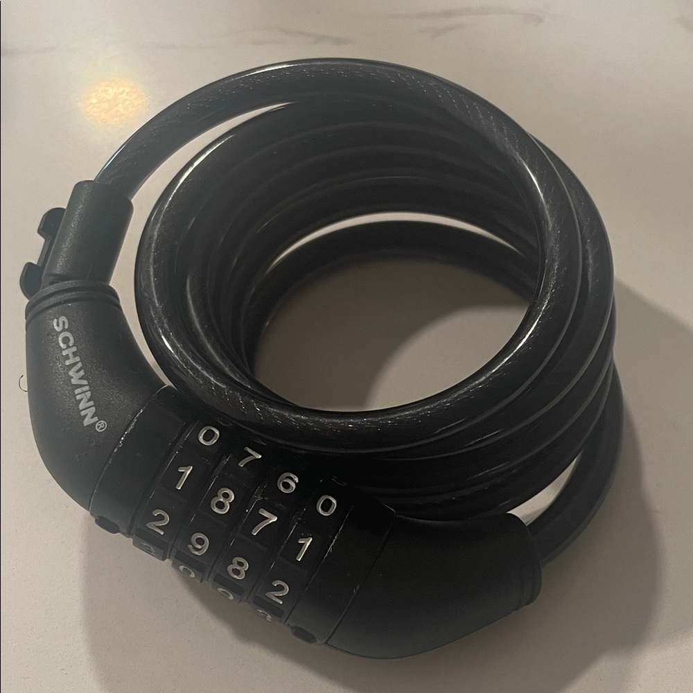 Schwinn Black Bike Security Cable